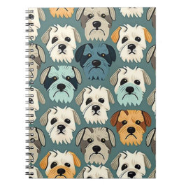 Yorkshire Terrier Pattern Notizblock