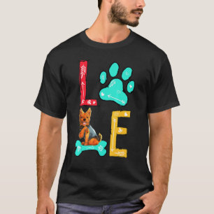 Yorkshire Terrier Paw Dog Eigentümer T-Shirt