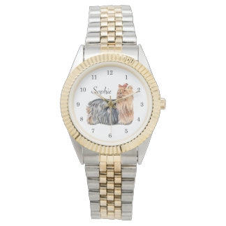 Yorkshire Terrier Personalize Armbanduhr