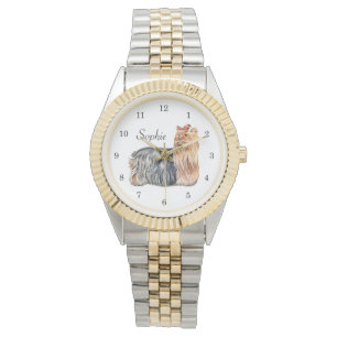 Yorkshire Terrier personifizieren Armbanduhr