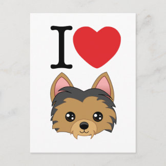 Yorkshire Terrier Postcard Postkarte