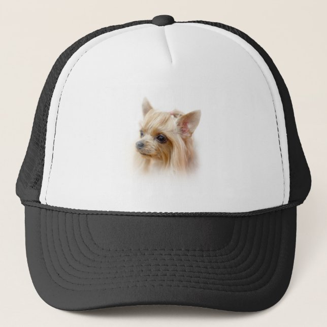 Yorkshire Terrier Puppy Truckerkappe (Vorderseite)