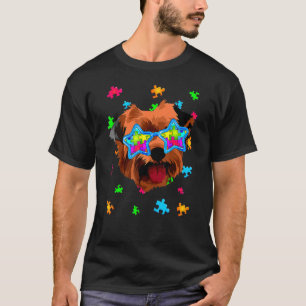 Yorkshire Terrier Puzzle Autism Awareness Hund T-Shirt