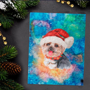 Yorkshire Terrier Rasse Hund Weihnachten