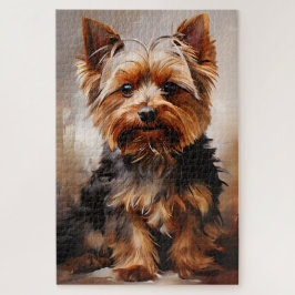 Yorkshire Terrier Realism Art Portrait
