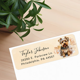Yorkshire Terrier Rücksendeetikett