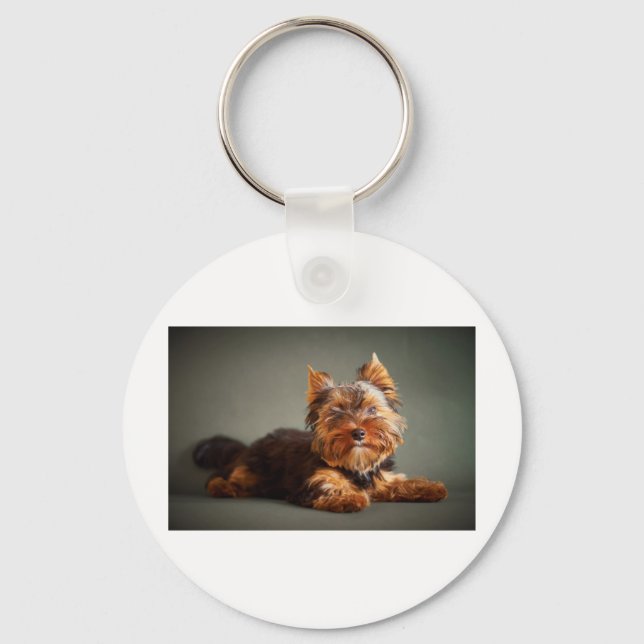 Yorkshire Terrier Schlüsselanhänger (Vorderseite)