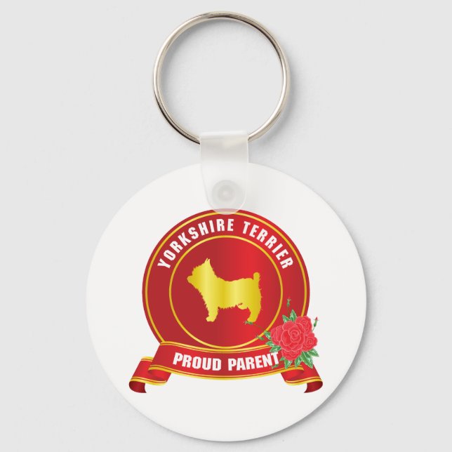 Yorkshire Terrier Schlüsselanhänger (Vorderseite)