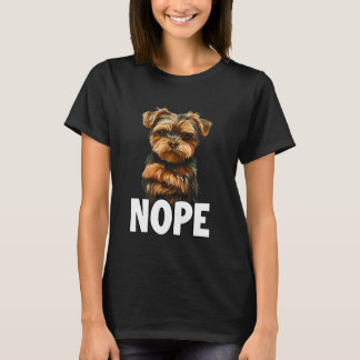 Yorkshire Terrier T, fun dog walking outfit for do T-Shirt