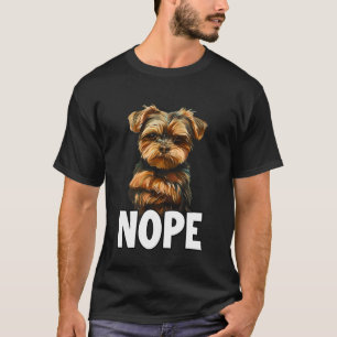 Yorkshire Terrier T, lustiges Hunde-Spazieroutfit T-Shirt