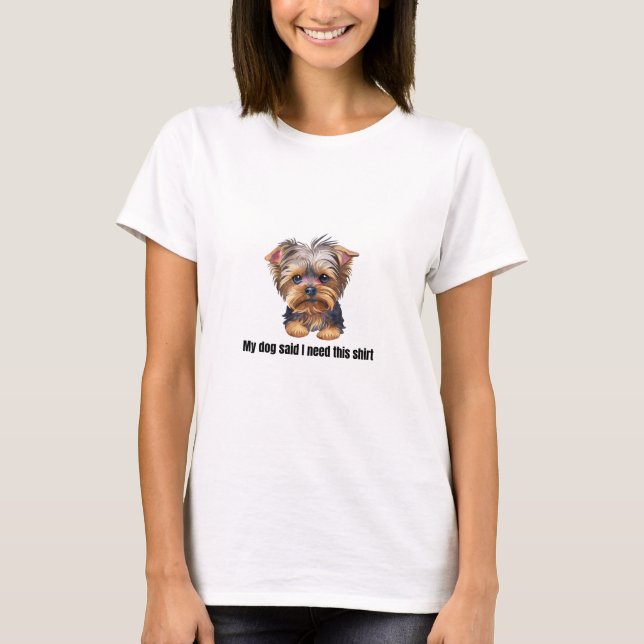 Yorkshire Terrier T-Shirt (Vorderseite)