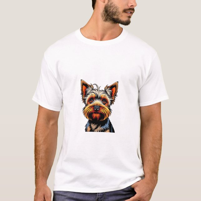Yorkshire Terrier T-Shirt (Vorderseite)