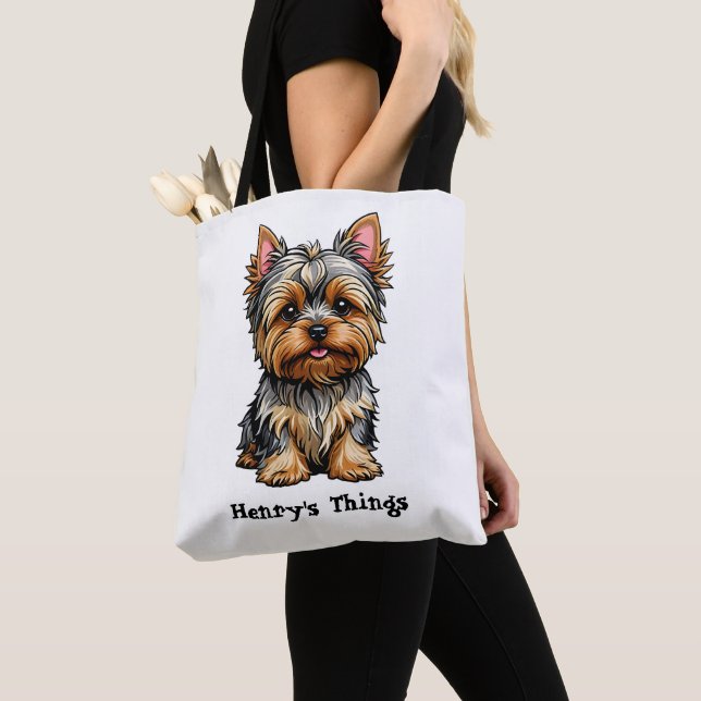 Yorkshire Terrier Tasche (Von Nahem)