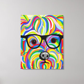 Yorkshire Terrier toile étirée