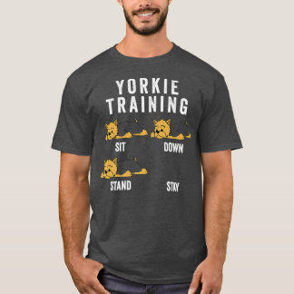 Yorkshire Terrier Training Hund Premium T-Shirt