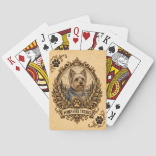Yorkshire Terrier, Vintage Heritage Hund Spielkarten
