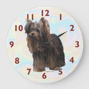 Yorkshire Terrier Wall Clock Große Wanduhr