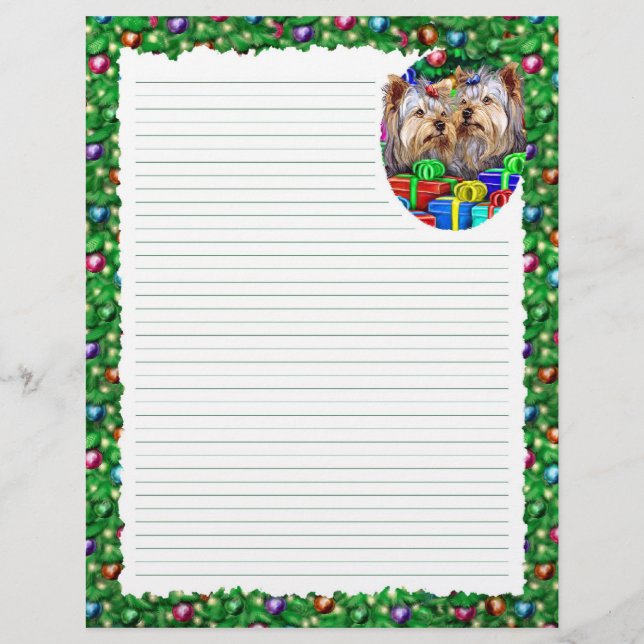 Yorkshire Terrier Weihnachtsgeschenke (Vorderseite)