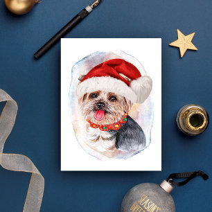 Yorkshire Terrier Weihnachtsgeschenke für Hunde Li Feiertagspostkarte