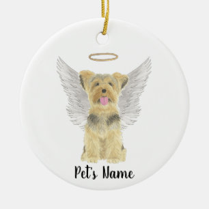 Yorkshire Terrier Yorkie Beileids Gedenken Keramik Ornament