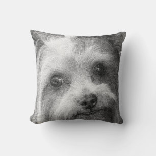 Yorkshire Terrier Yorkie Favorite Breed Sketch Kissen