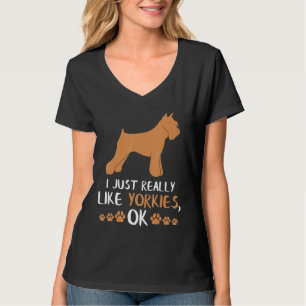 Yorkshire Terrier Yorkie Hundeliebhaber Geschenke T-Shirt