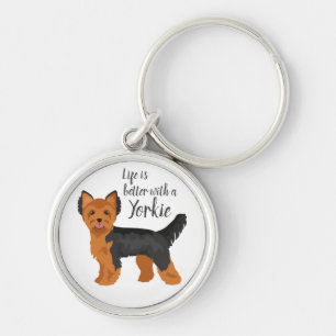Yorkshire Terrier. Yorkie Schlüsselanhänger
