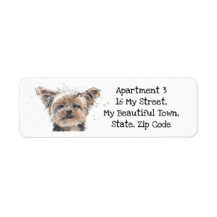 Yorkshire Terrier, Yorkie specker Wasserfarbenhund
