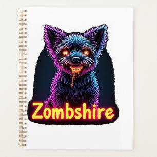 Yorkshire Terrier Yorkie Zombie Hund Halloween Übe Planer
