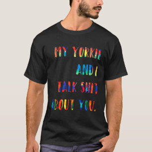 Yorkshire Terrier You Retro Style Malerei T-Shirt