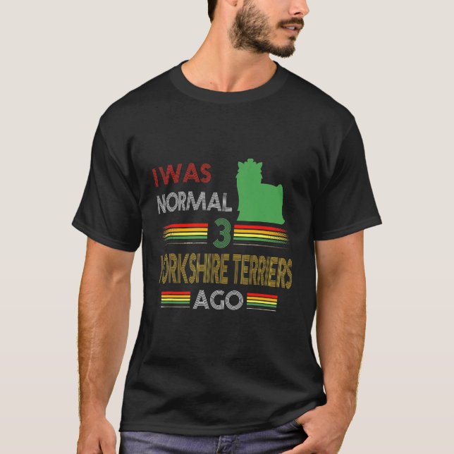 Yorkshire Terriers Ago T-Shirt (Vorderseite)