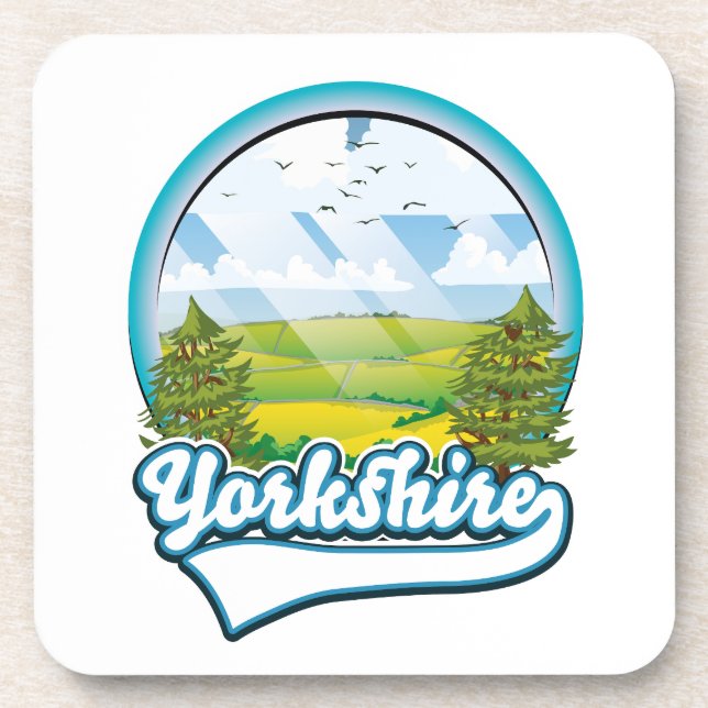 Yorkshire Travel Logo Getränkeuntersetzer (Vorderseite)