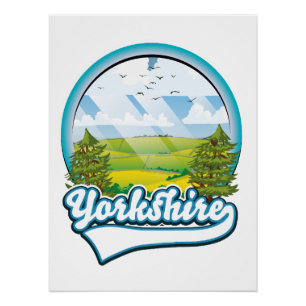 Yorkshire Travel Logo Poster