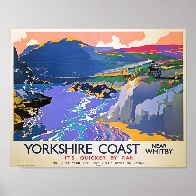 Yorkshire Travel Poster (Vorne)