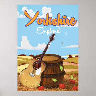 Yorkshire Vintage Reiseplakat Poster