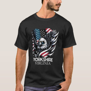Yorkshire Virginia, 4. Juli US-amerikanische Flagg T-Shirt
