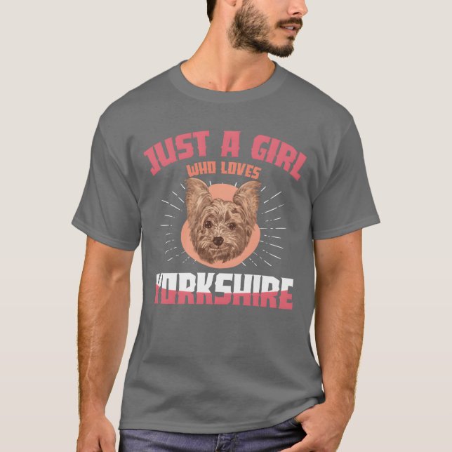 Yorkshireerrier Puppy Pet Dog Lovers Dog Owner T-Shirt (Vorderseite)