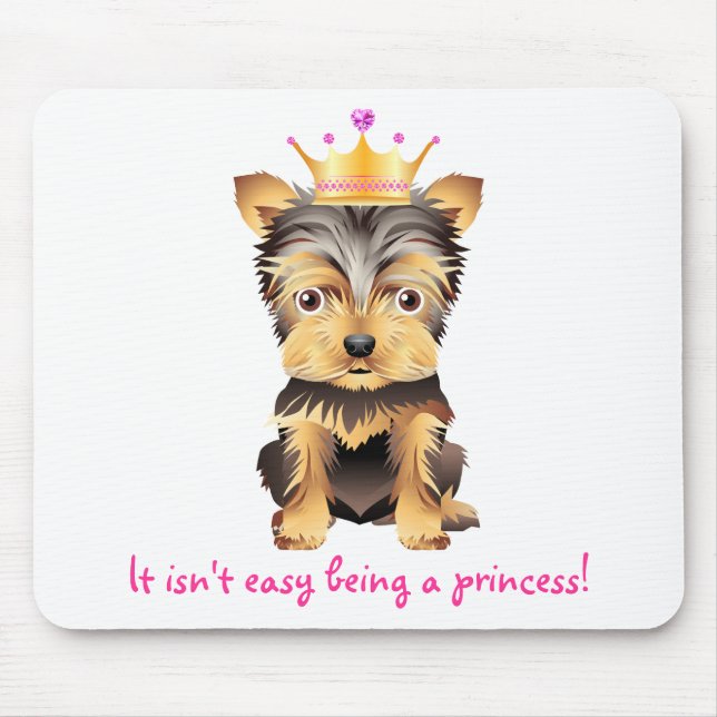 Yorkshires Terrier Mausunterlage Mousepad (Vorne)