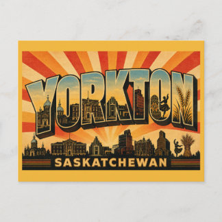Yorkton Saskatchewan Ukrainisches Herz Postkarte