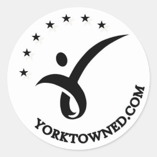 Yorktown Bildung 3 - Rundaufkleber Runder Aufkleber