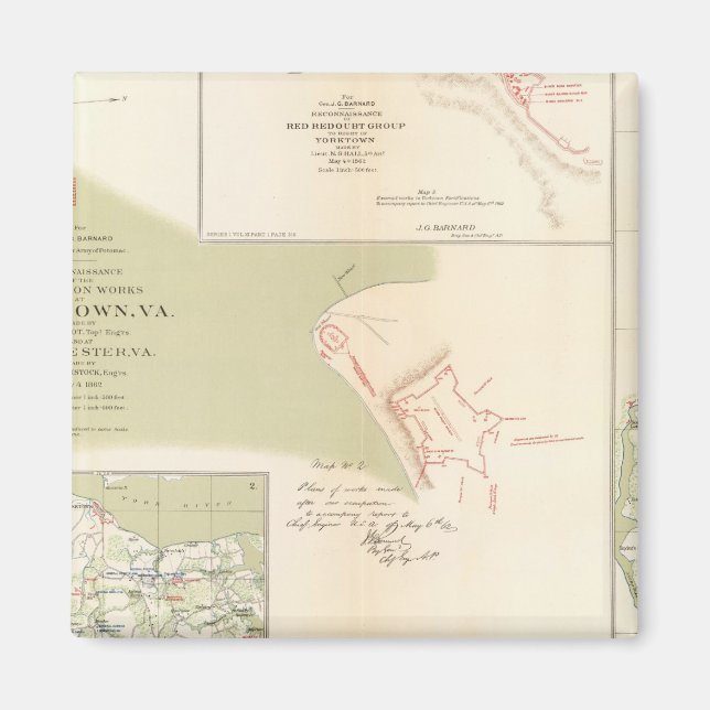 Yorktown, Gloucester, Va Magnet (Vorne)