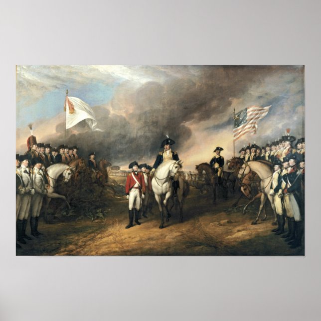 Yorktown Remise par John Trumbull Poster (Devant)