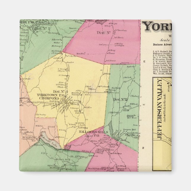 Yorktown, Stadt Magnet (Vorne)