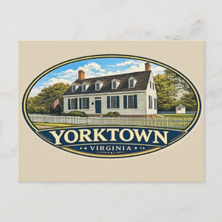 Yorktown, Virginia Postkarte