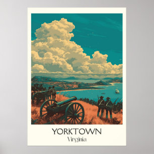 Yorktown Virginia Revolutionärer Krieg Poster