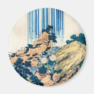Yoro-Wasserfall Provinz Mino von Katsushika Hokusa Magnet