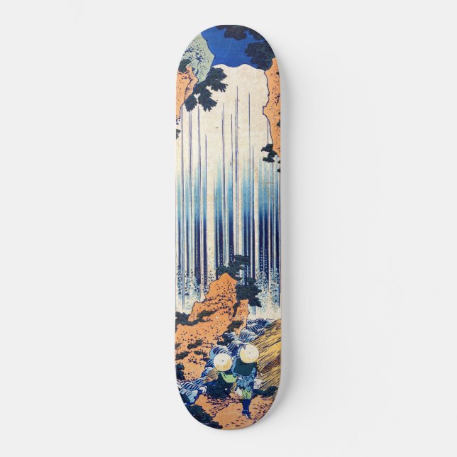 Yoro Waterfall in der Provinz Mino Hokusai Katsush Skateboard (Vorderseite)