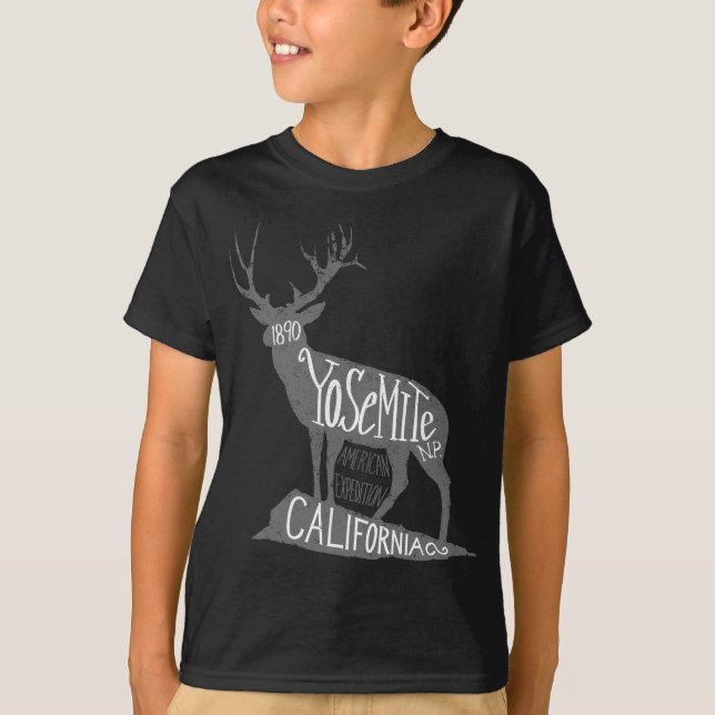 Yosemite-Aufkleber T-Shirt (Vorderseite)