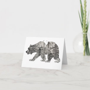 Yosemite Bear Karte