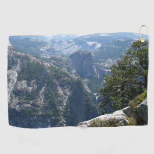 Yosemite-Bergansicht im Yosemite-Nationalpark Golfhandtuch